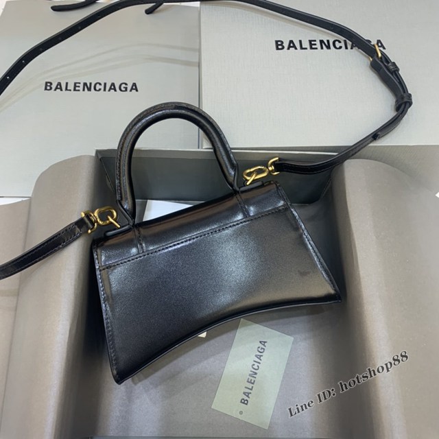 Balenciaga專櫃新款mini號手提肩背女包原單沙漏包 巴黎世家平紋字母塗鴉沙漏包 fyj1392